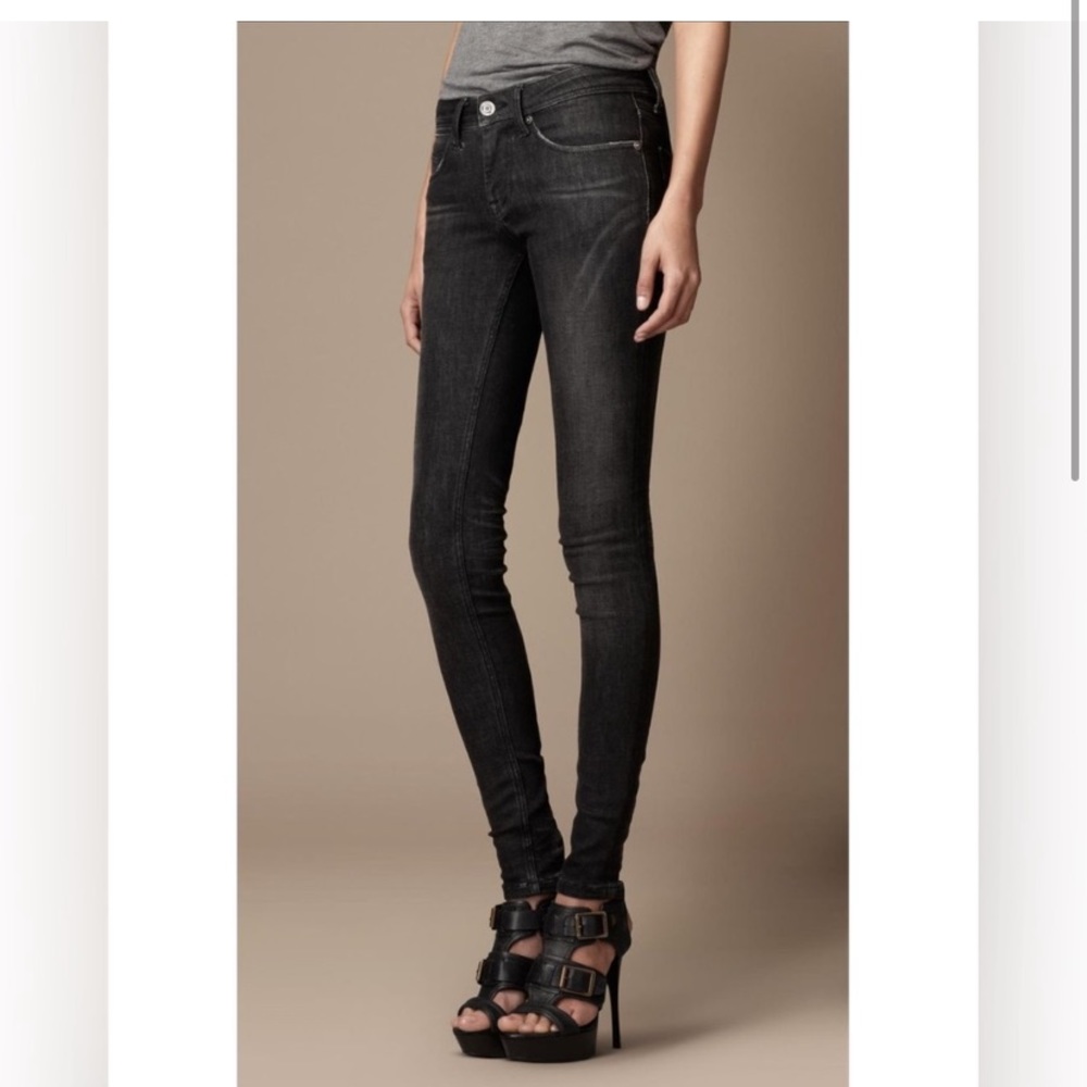 Burberry Brit Black Skinny Jeans, Bexton, Size 27